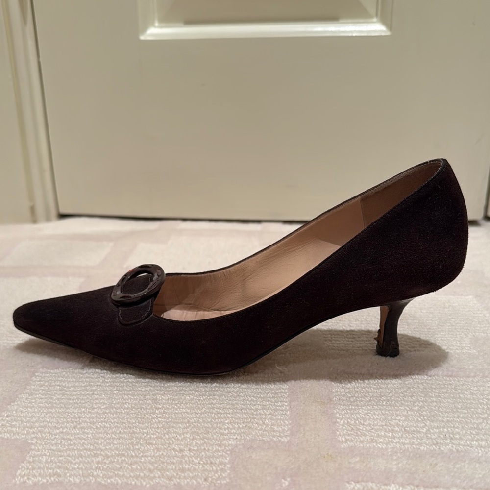 Manolo Blahnik Brown Suede Pumps Size 36/6